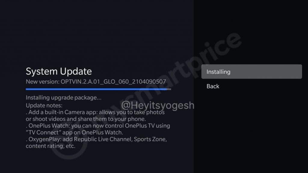 OnePlus preparing its Q series TVs for its Plug n Play webcam!