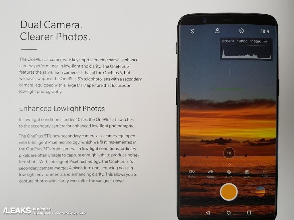 Breaking: OnePlus 5T leaks ahead of its launch