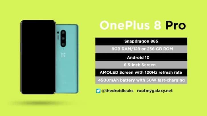 New OnePlus 8 Pro leak surfaces confirming design and 120Hz display