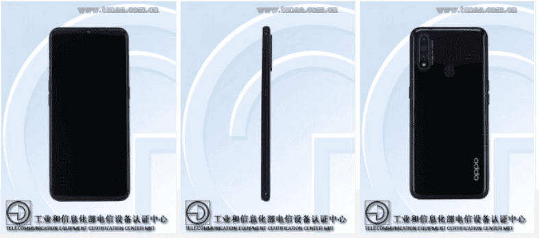 OPPO A8 2020 appears on TENAA database