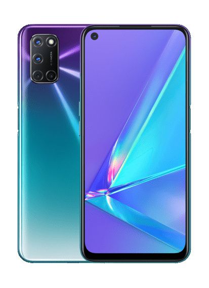Oppo A92 Aurora Purple color spotted in all its glory