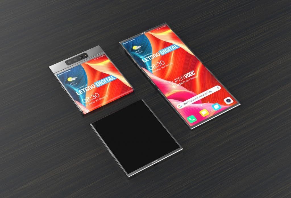 Oppo patent reveals a clamshell foldable smartphone