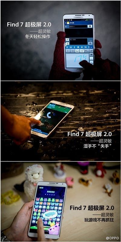 More details of the Oppo Find 7 super display 2.0