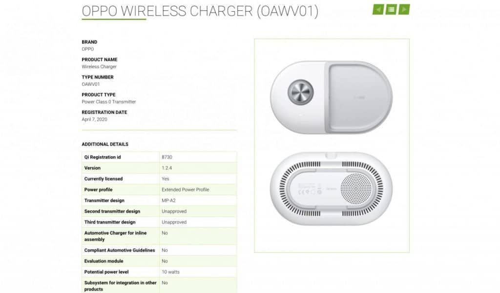 Oppo 40W AirVOOC wireless charger gets certification, coming with Reno Ace 2