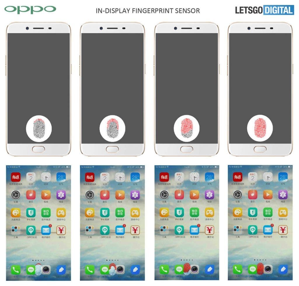 OPPO Patents On-Screen Fingerprint Technology
