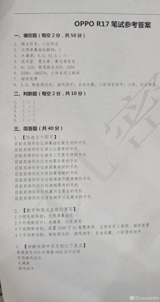 Oppo R17 Specifications Leaked, Snapdragon 670 in Tow?