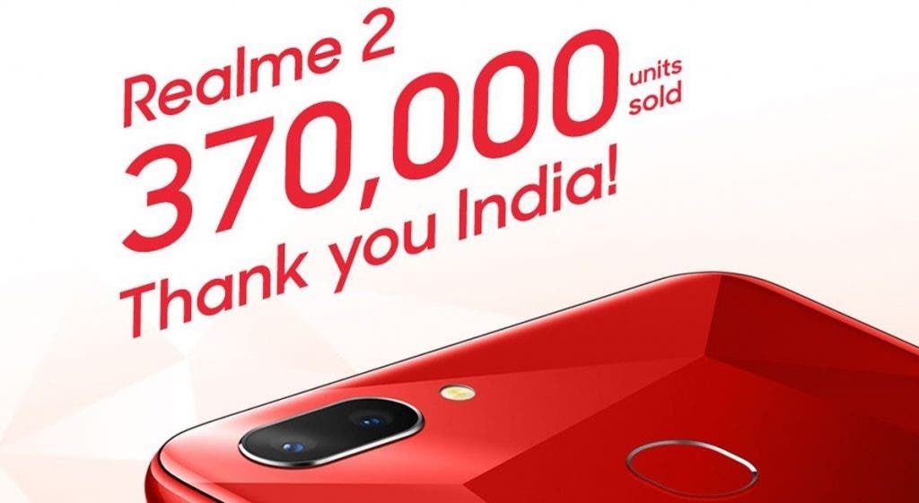 Realme achieves 1 million total unit sales