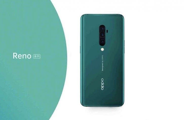 First OPPO Reno image leaks in Aurora Green