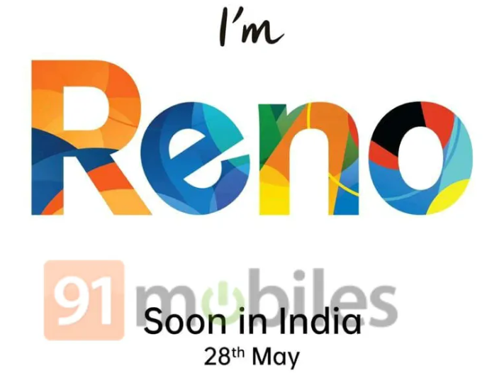 OPPO Reno to be released in India on May 28th, says report
