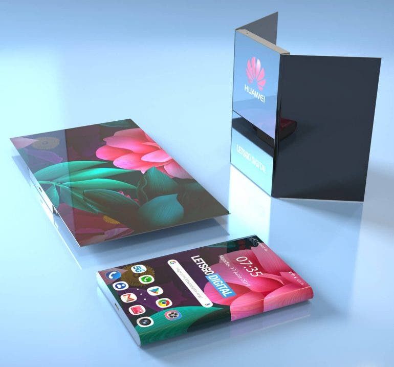Huawei new patent shows interesting foldable design