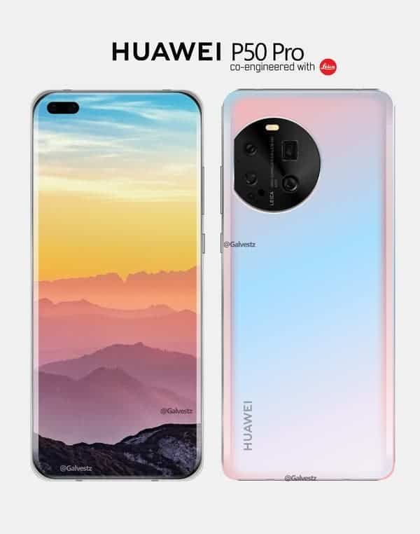 Here's the first image of the upcoming Huawei P50 Pro