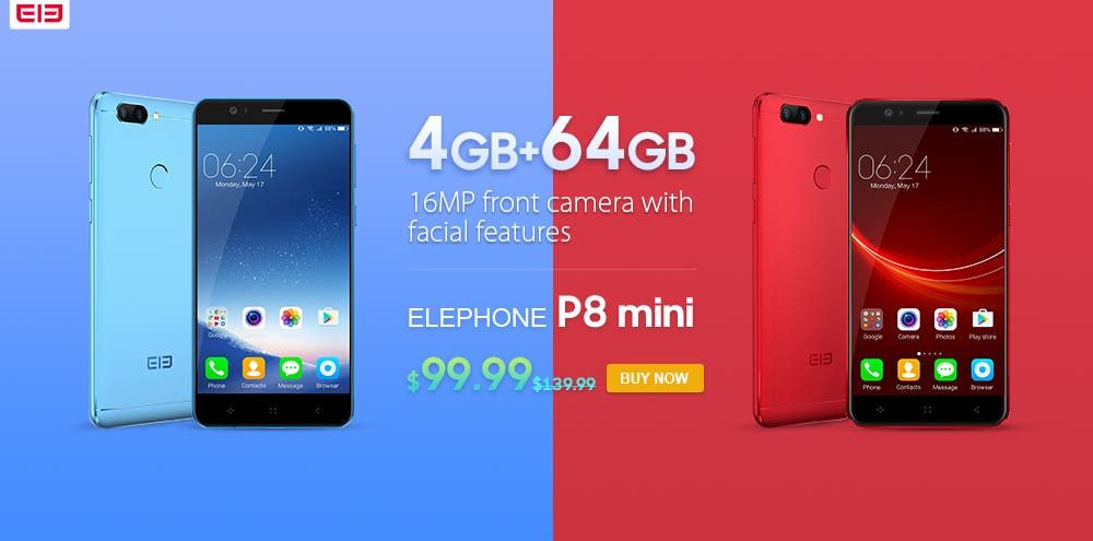 Elephone Clarifies How to Pre-Order an Elephone P8 Mini for $99.99