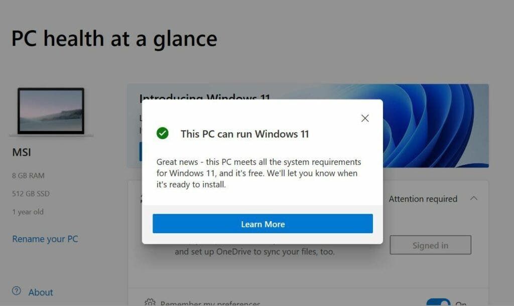 Microsoft pull PC Health check app until near Windows 11 launch