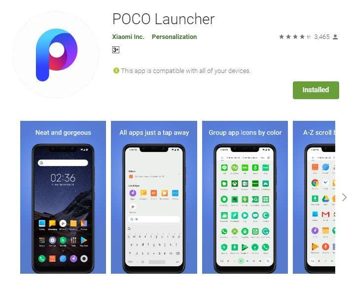 Xiaomi POCO Launcher stable version released