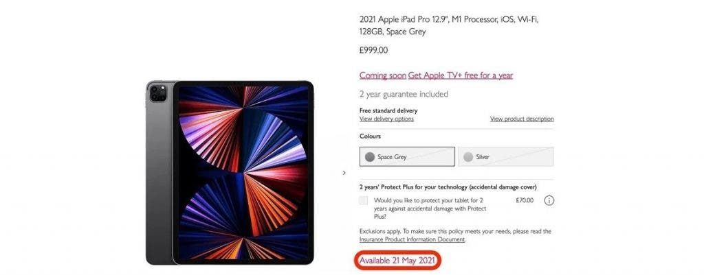 iPad Pro and iMac with Apple M1 will be available on May 21