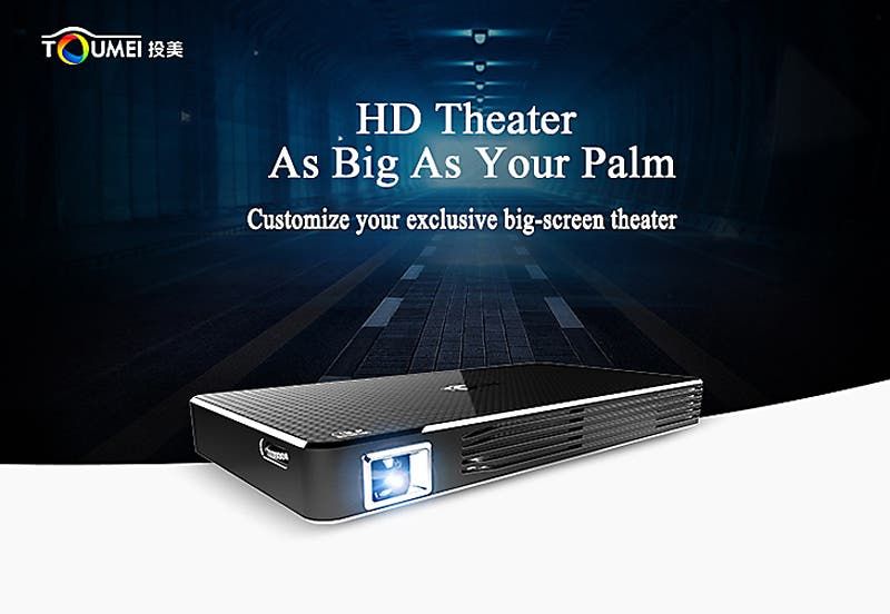 Portable projector Toumei C800 on sale at Lightinthebox