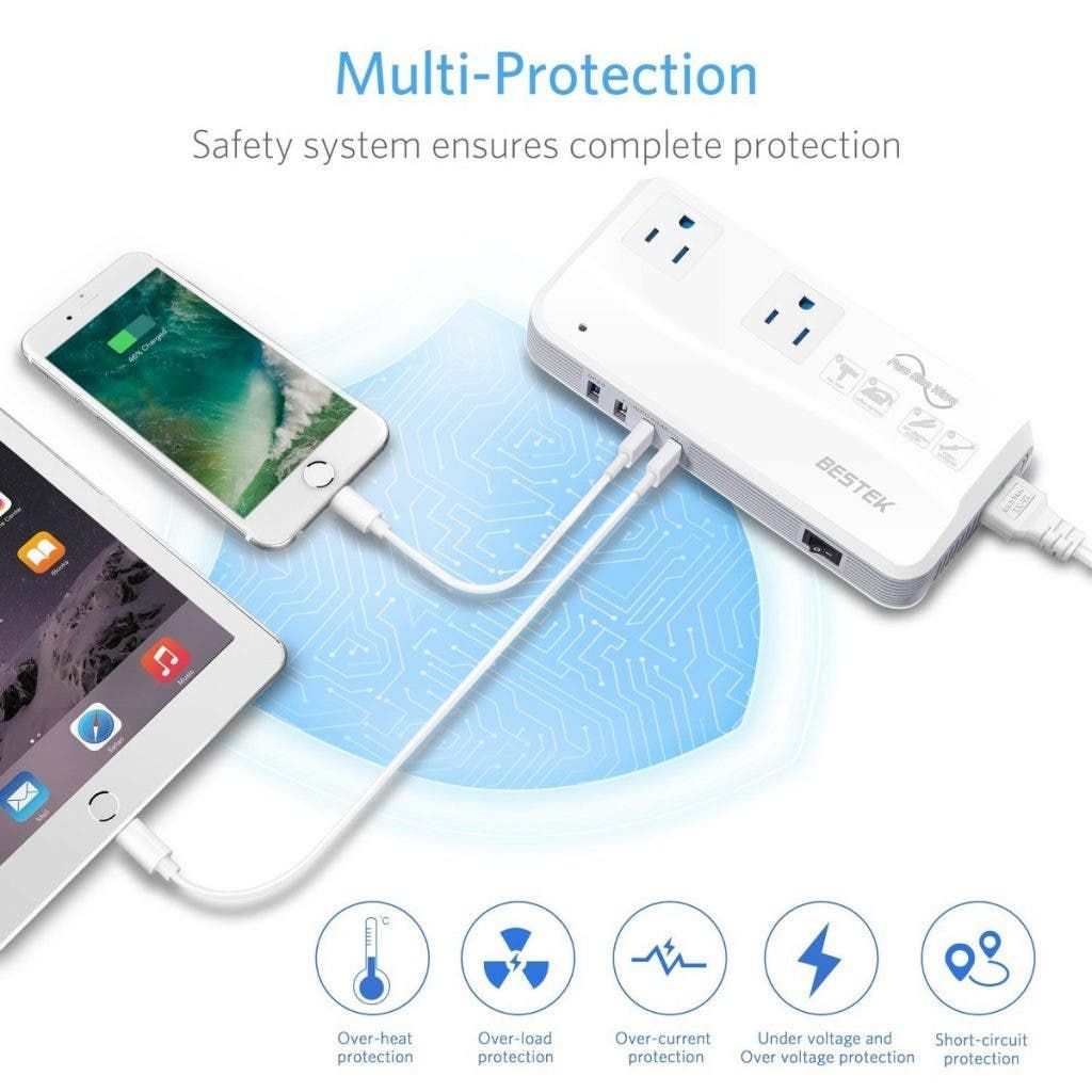 BESTEK Pure Sine Wave travel power converter up for grabs for just $59.99