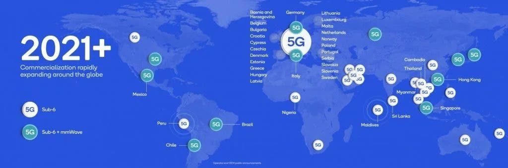 Qualcomm 5G expectations disclosed in a rollout roadmap for 2020 and beyond