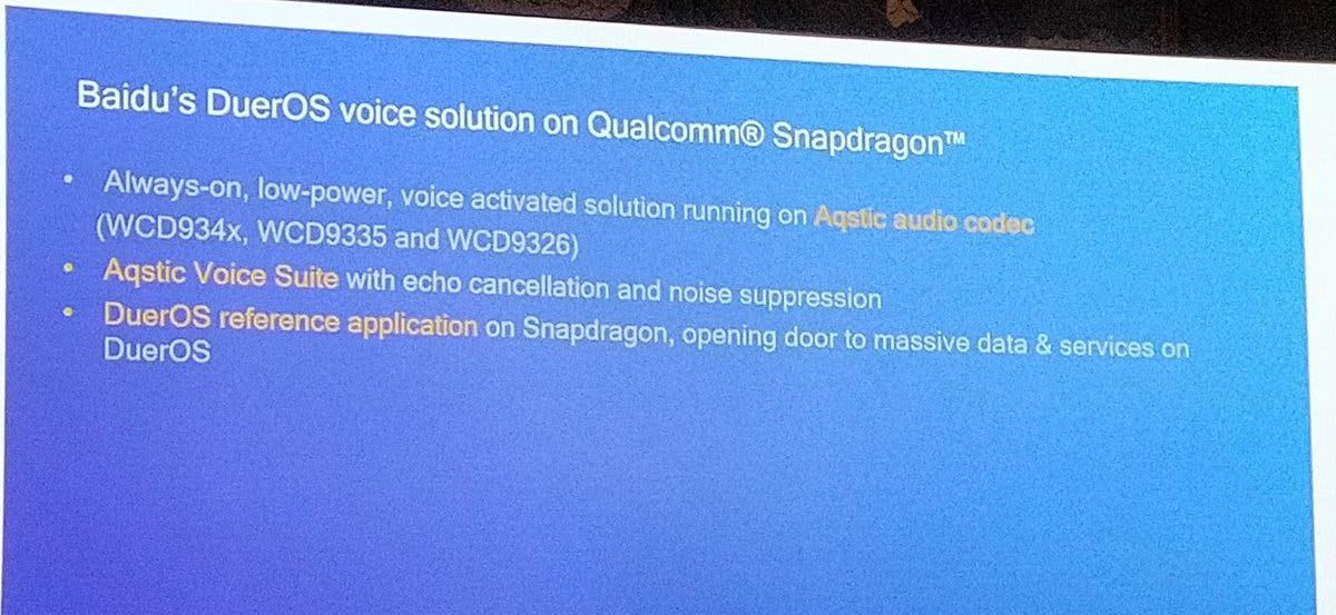 Qualcomm Collaborates With Baidu To Develop IoT AI Assistant