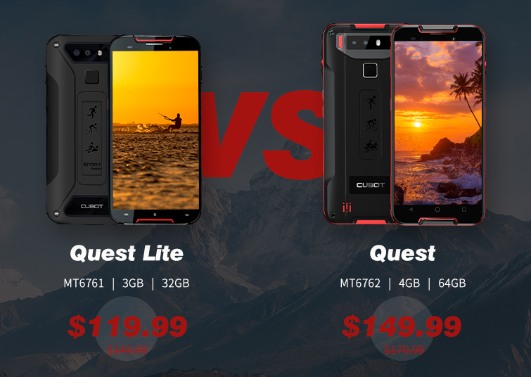 CUBOT Quest and Quest Lite just arrived starting at $119.99