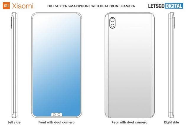 Xiaomi Applied For Reversed Notch Full-Screen Patent