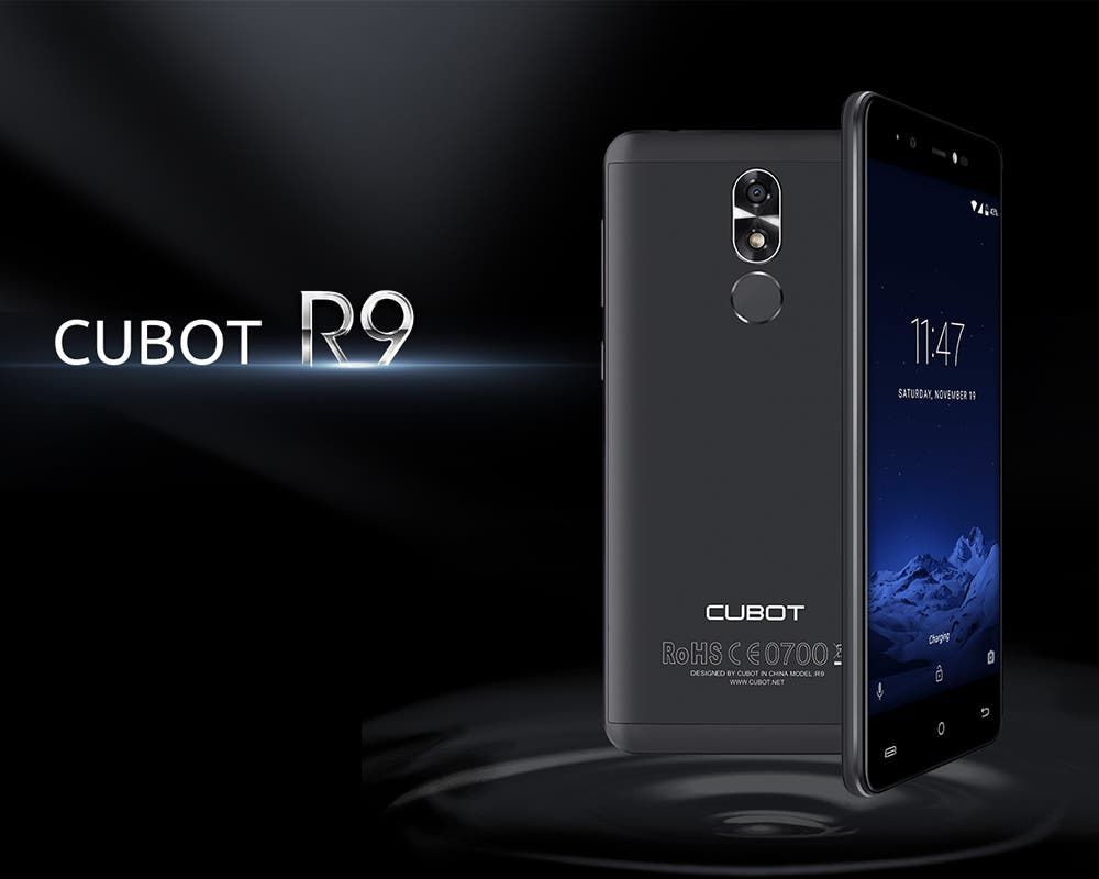 Cubot R9 – Metal body, rear fingerprint identification