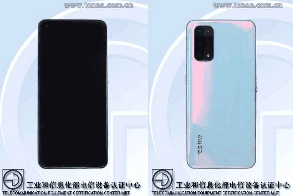 The upcoming Realme smartphone has a quad rear rectangular camera