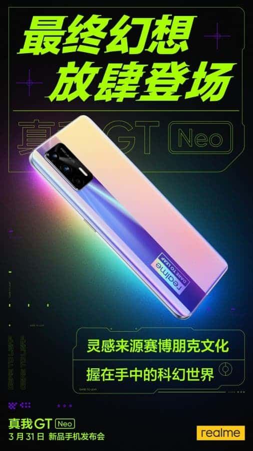 Realme GT Neo revealed in all its glory