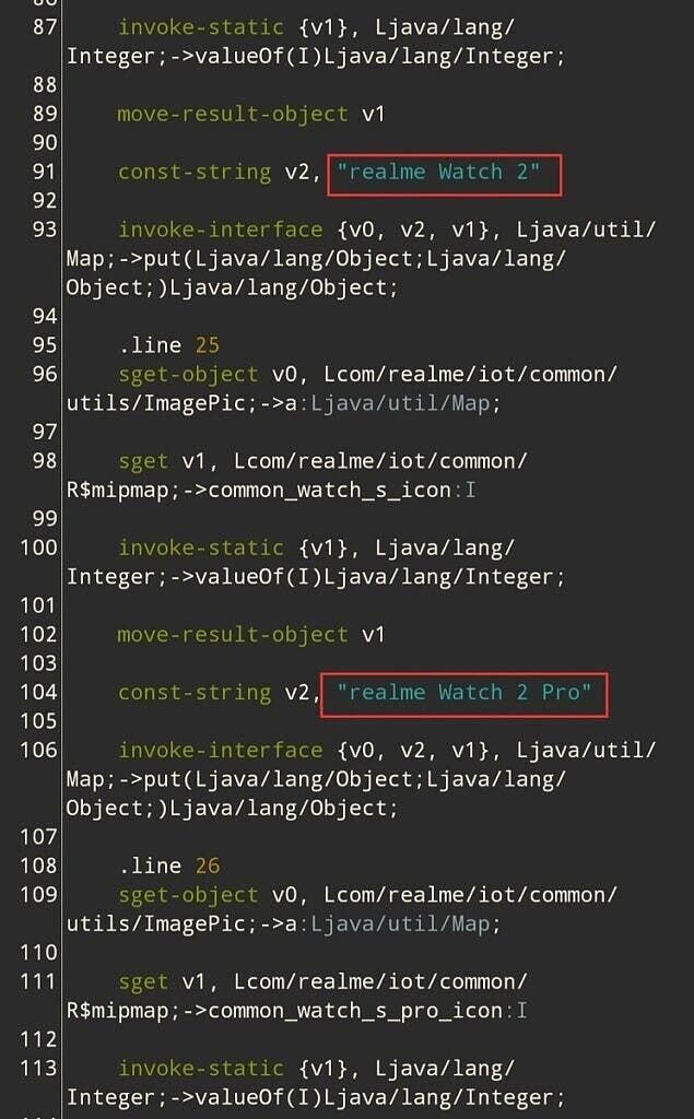 Realme Watch 2 and 2 Pro confirmed by the Realme Link App