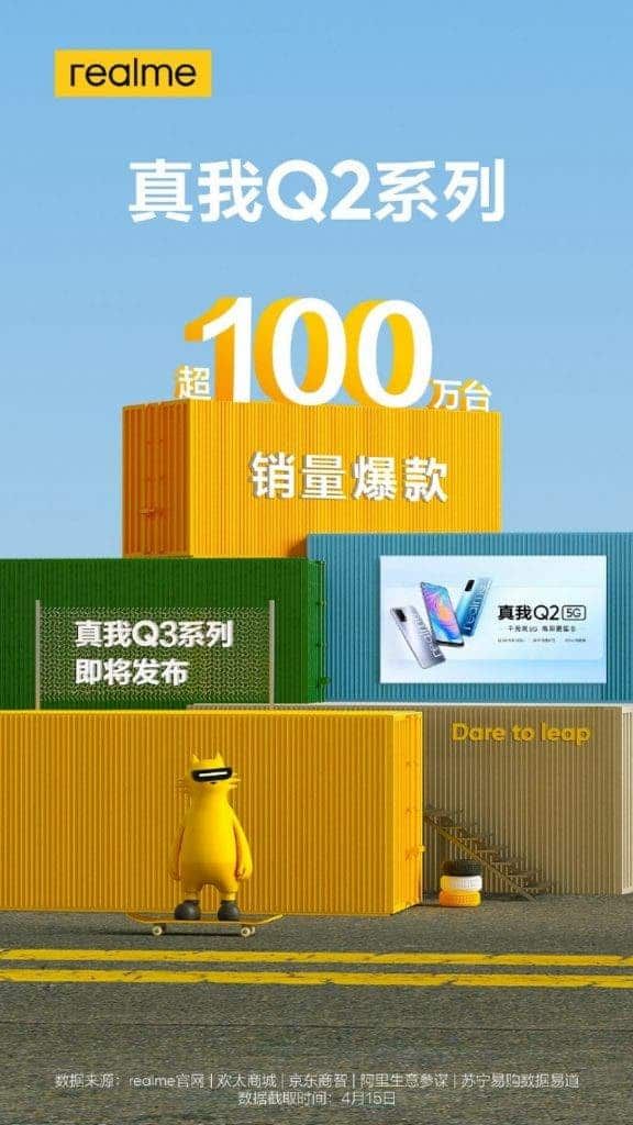 Realme Q3 lineup is already in development as Q2 series hit 1 million sales