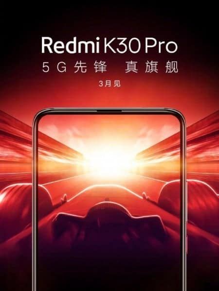 Redmi K30 Pro will debut in the end of March