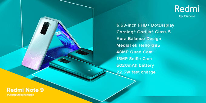 Redmi Note 9 with Helio G85 launched in India