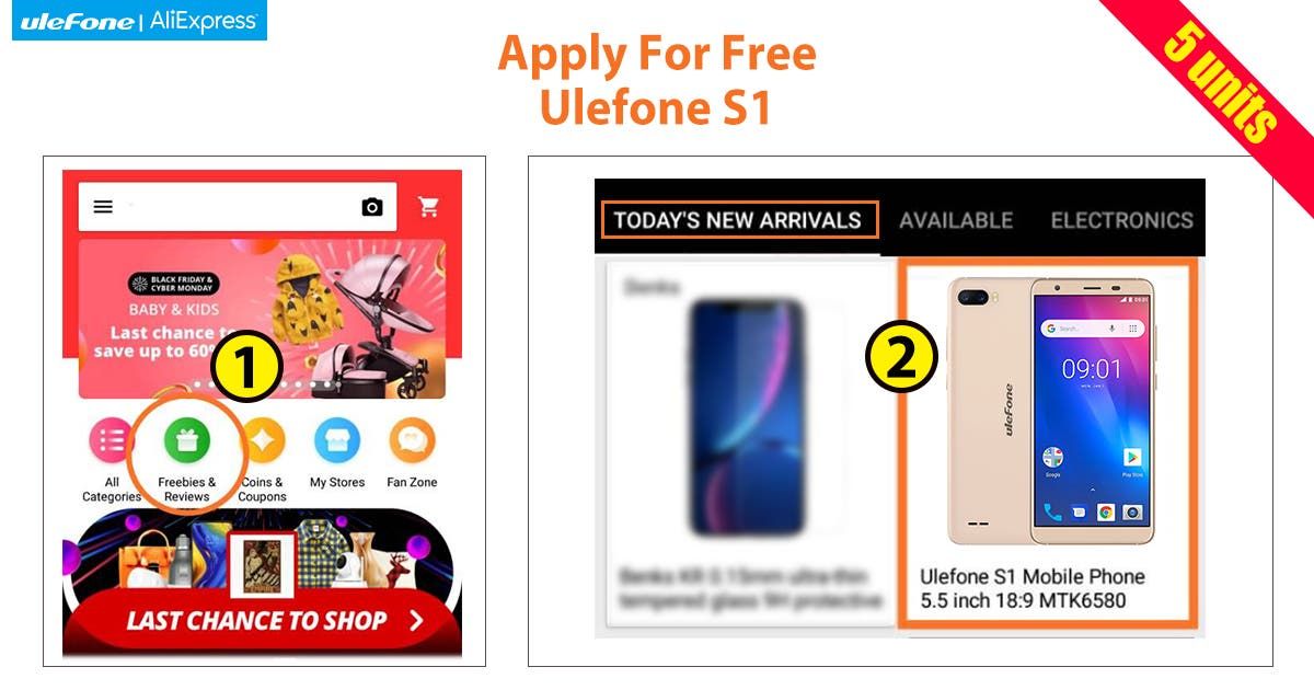 Get a Free Ulefone Power 5S and Ulefone S1 in this Giveaway