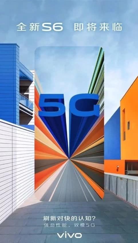 Vivo S6 5G teased to launch soon