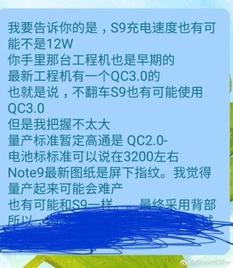 Rumors suggest Galaxy S9 will come with a 3200 mAh battery