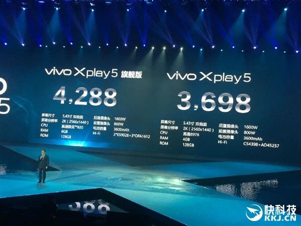 Launched: Vivo Xplay 5 launched with 6GB RAM and Snapdragon 820