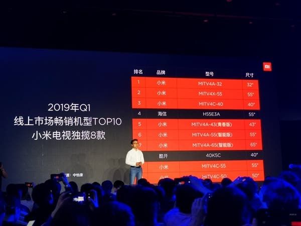 Xiaomi Full-Screen TV Released, Starting at 1099 yuan ($163)