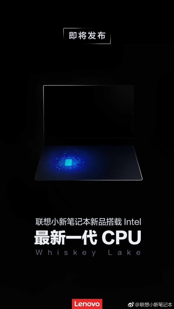 Lenovo Xiaoxin New Notebook To Sport Whiskey Lake CPU