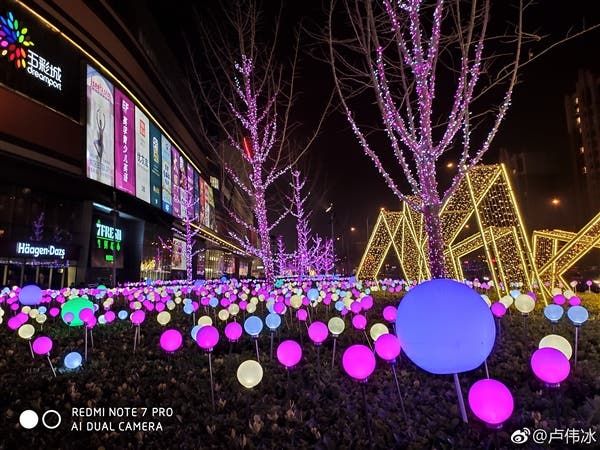 Redmi Note 7 Pro Supports Super Night Scene: Photo Sample Proves
