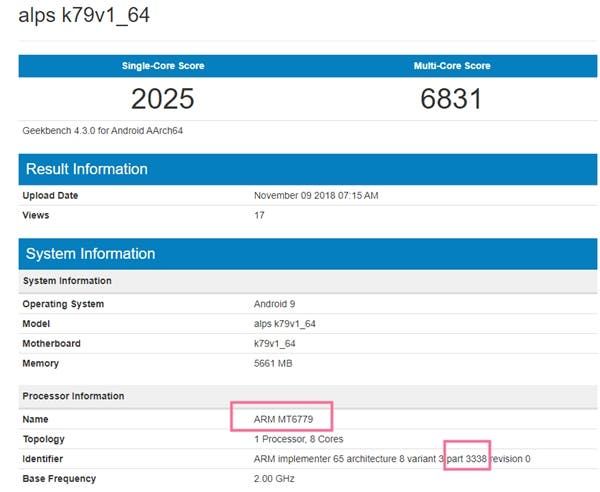 Supposed MediaTek Helio X40 Leaked in GeekBench