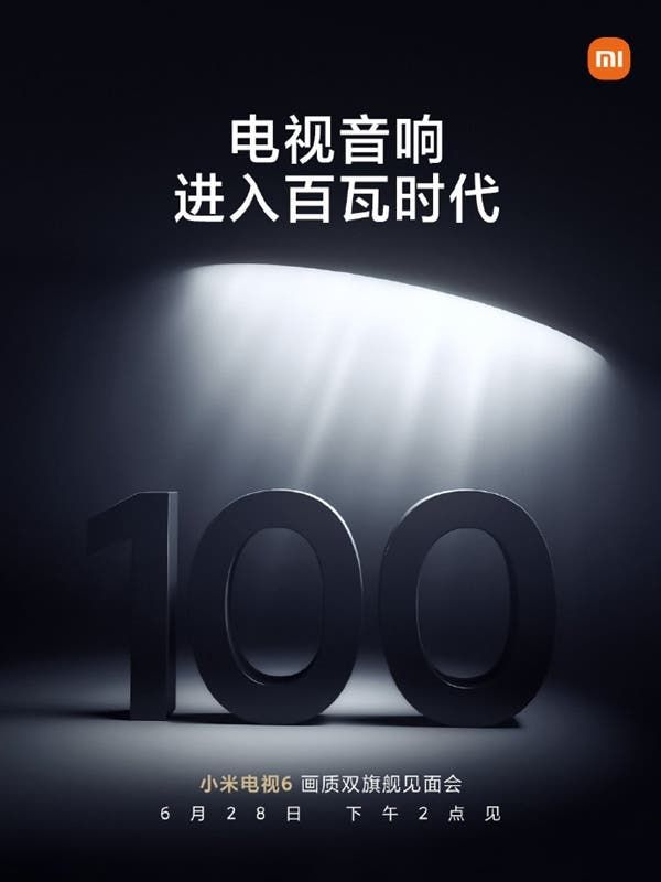 Xiaomi Mi TV 6 To Sport Dual-Camera On Front And Support 100W Sound System