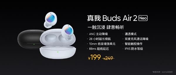 Realme Buds Air 2 Neo TWS Headphones Announced Along Two New Phones