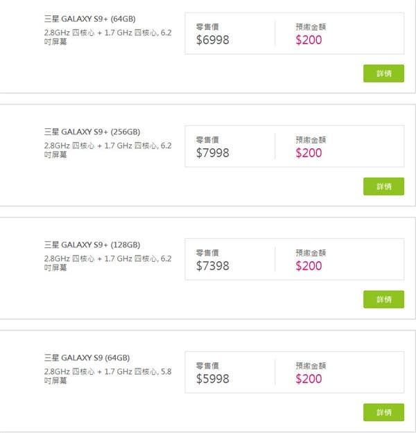 Hong Kong Version of Samsung Galaxy S9/S9+ Priced Lower