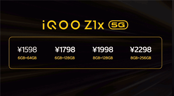 iQOO Z1x With Snapdragon 765G and 5000mAh Battery Launched