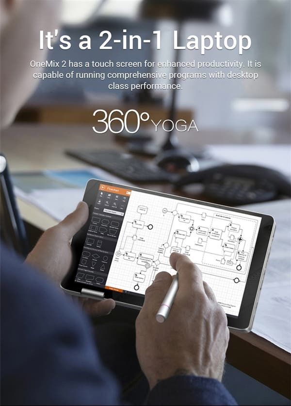 One Mix 2 Yoga Pocket Computer Officially Announced