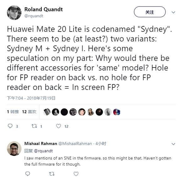 Huawei Mate 20 Lite Codenamed Sidney: There Are Two Versions