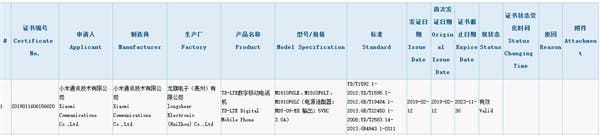 New Xiaomi device gets 3C certification with a 10W charger