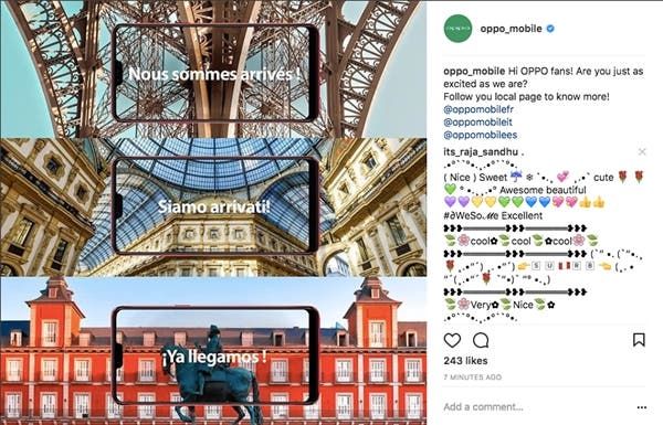 OPPO Arriving To Europe, Find X with 3D Face ID Coming as Well?