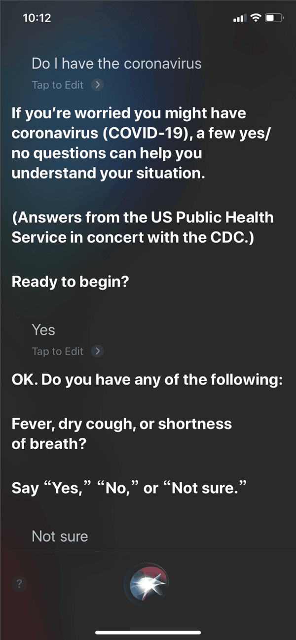 Siri Updates New Coronavirus Detection Feature: Can Also Help You Call 911