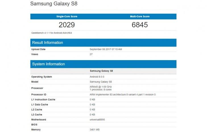 Samsung Galaxy S8 runs on Android 8 Oreo, an update is imminent?